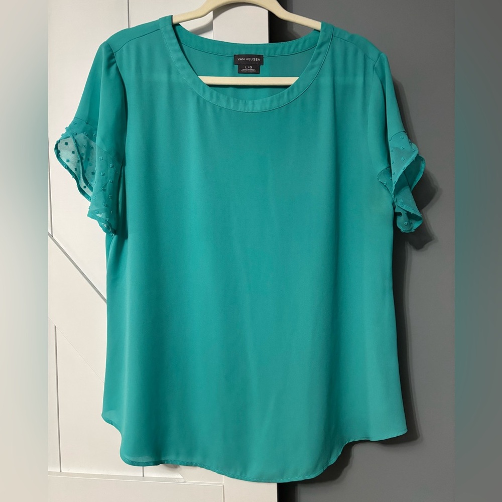 Van Heusen Turquoise Women's Blouse